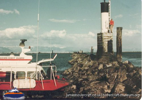 SRN5 with the Canadian Coastguard -  (credit: The <a href='http://www.hovercraft-museum.org/' target='_blank'>Hovercraft Museum Trust</a>).